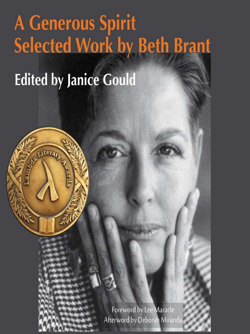 Title details for A Generous Spirit by Janice Gould - Wait list